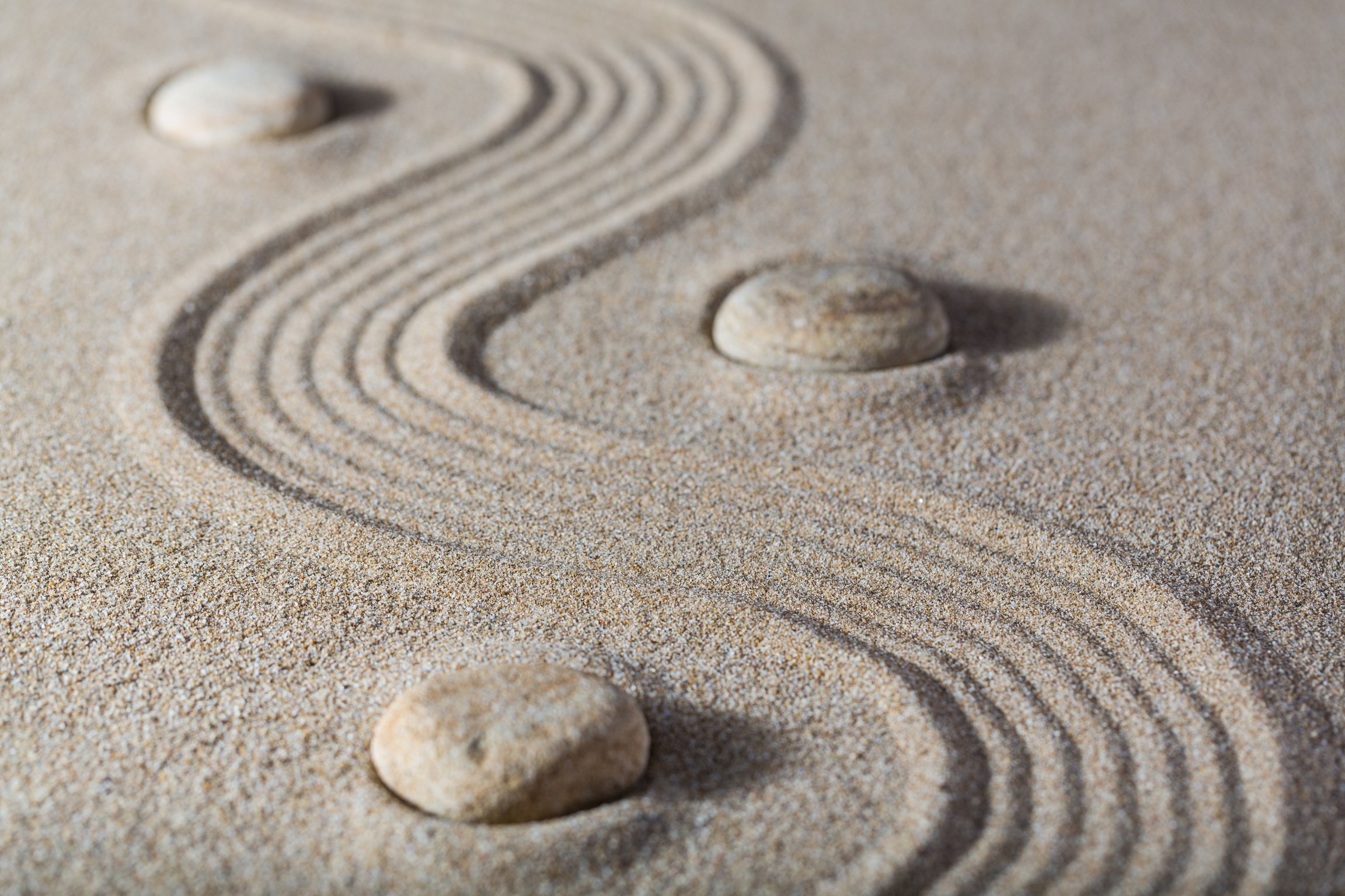 abstract stone path